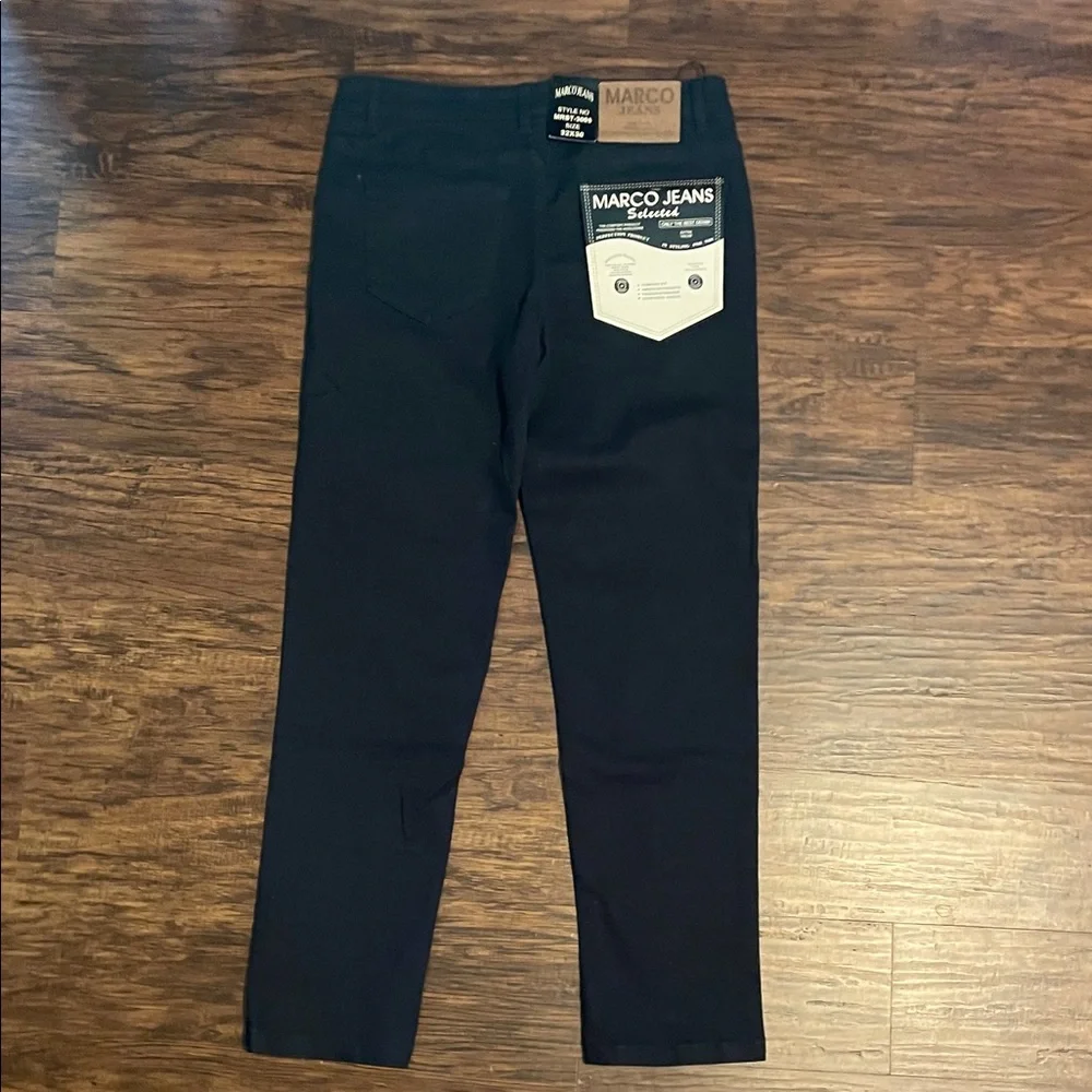 Marco Dark Blue Straight-Leg Jeans. Size 32 X 30. NWT, Retail $70